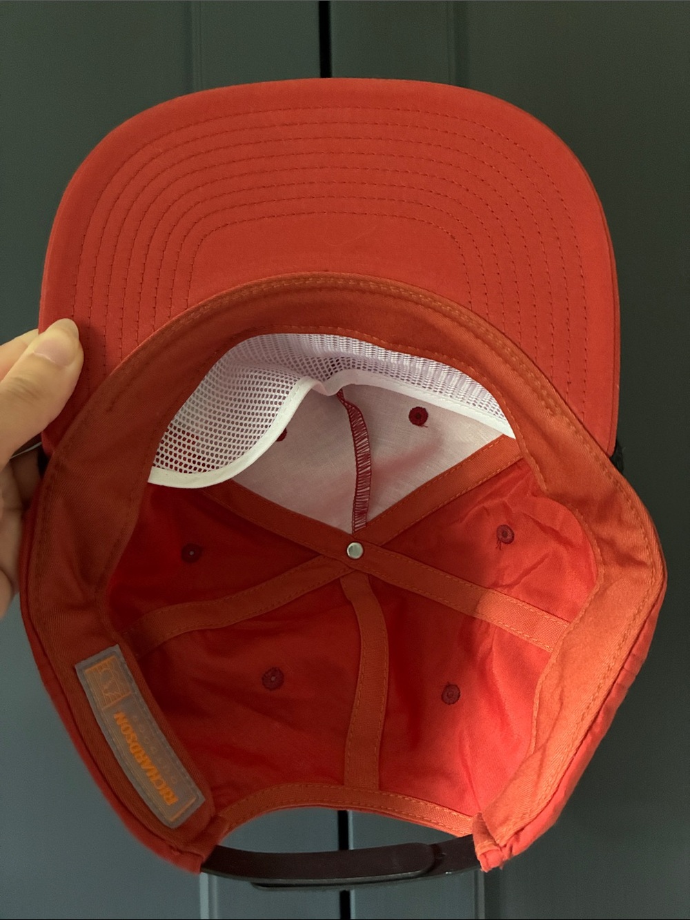 Rust Ruby Revolver Flat Brim Baseball Cap - Picture 4 of 5